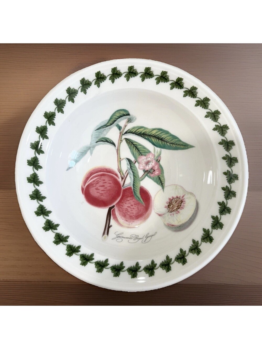 Portmeirion Pomona Rim Cereal Bowl Royal George Border Cottagecore Country